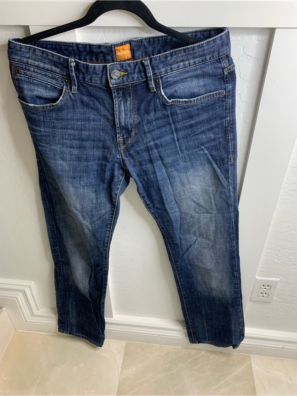 BOSS by Hugo Boss dark wash blue denim jeans Size 32 to 34